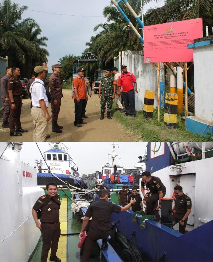 Ribuan Hektare Kebun dan Aset Barang Duta Palma yang Disita Dicek Kajari Inhu