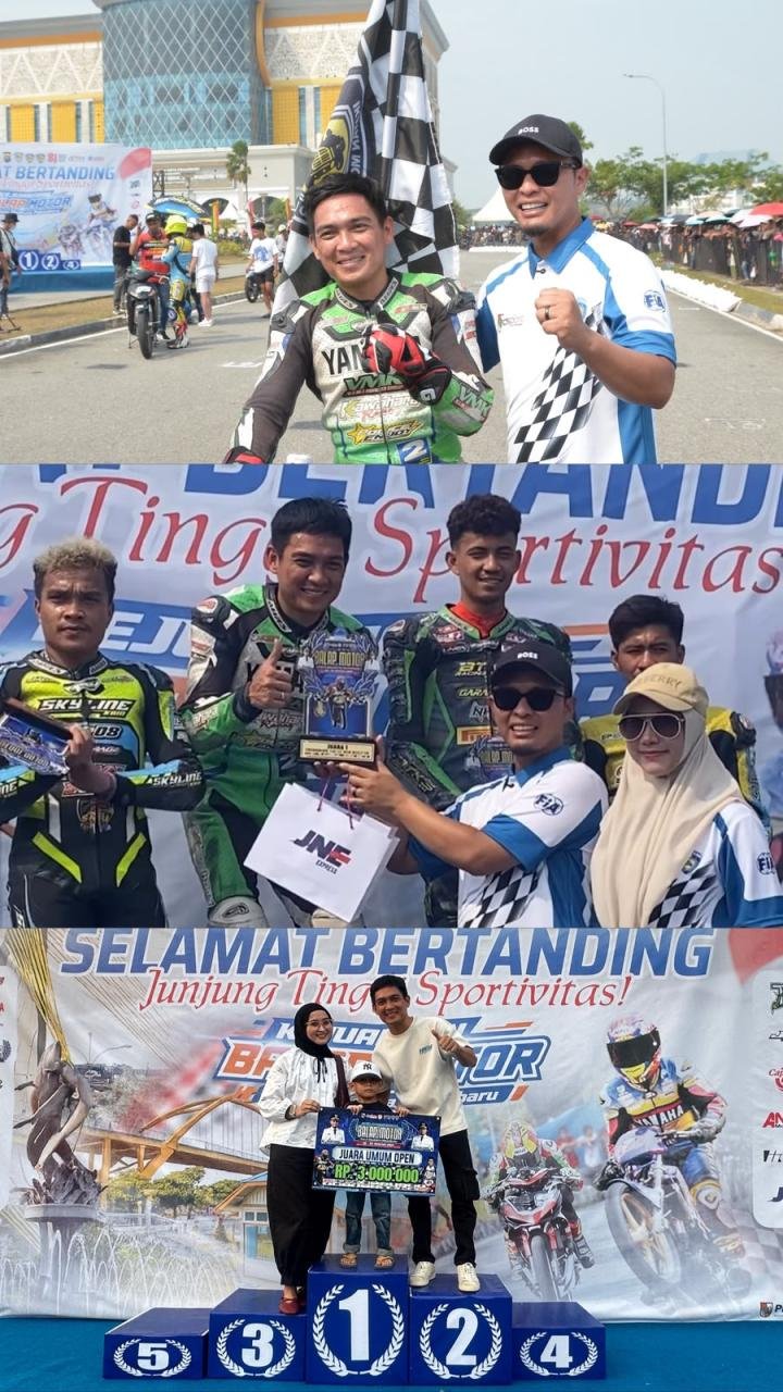 Ahmad Vhilly Raih Juara 1 Balap Motor Piala Wako Agung 2026, Ini Harapan ke Depannya