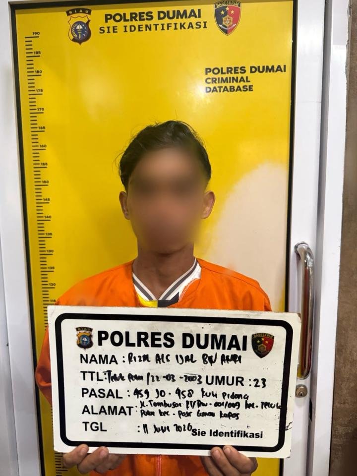 Cemburu Buta, Pria di Dumai Ini Bacok Istri Hingga Meregang Nyawa