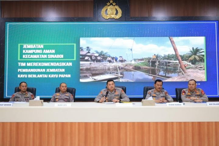 Permudah Akses Pendidikan-Ekonomi, Polda Riau Bangun 17 Jembatan Baru dan 9 Direnovasi
