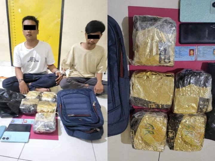 Miliki 5 Kg Sabu, Dua Kurir Warga Lampung Ditangkap Polda Riau di Kamar Hotel Citismart Bandara