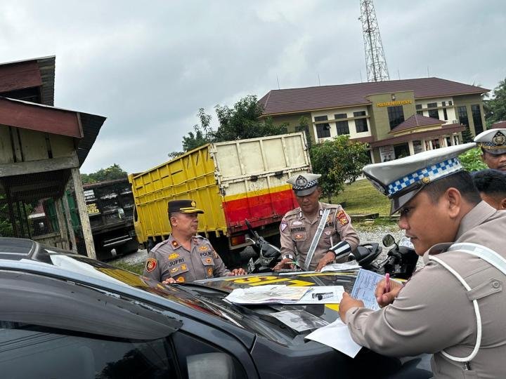 Ribuan Pelanggar Ditindak Selama Seminggu Operasi Keselamatan di Polres Inhu