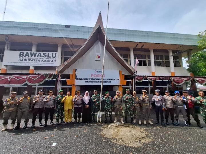 Polres Kampar Gelar Patroli Gabungan Pasca Pelantikan Bupati dan Wakil Bupati