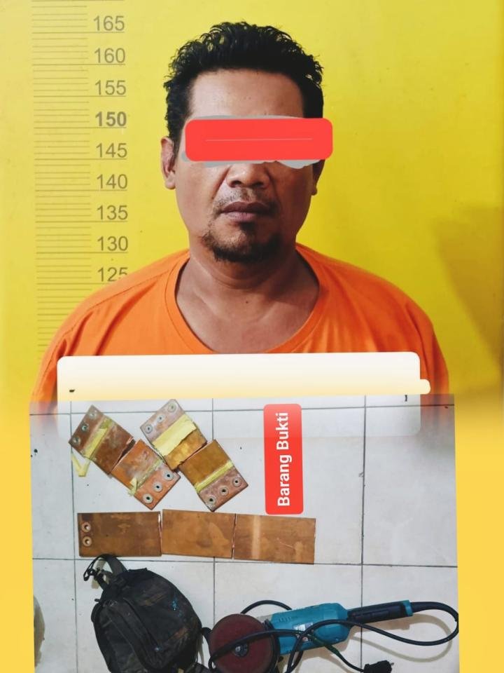 Sekuriti Tangkap Pencuri Tembaga di PT RAPP