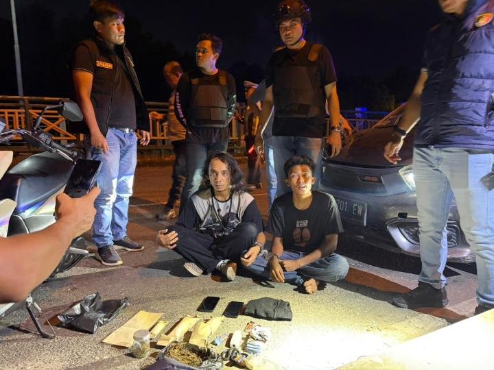 Tim Raga Polres Dumai Amankan Warga Asal Sumut dan Papua karena Bawa Narkoba 