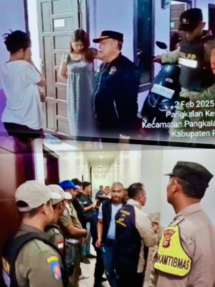 Tiga Pasangan Bukan Suami Istri di Pangkalan Kerinci Diangkut Satpol PP