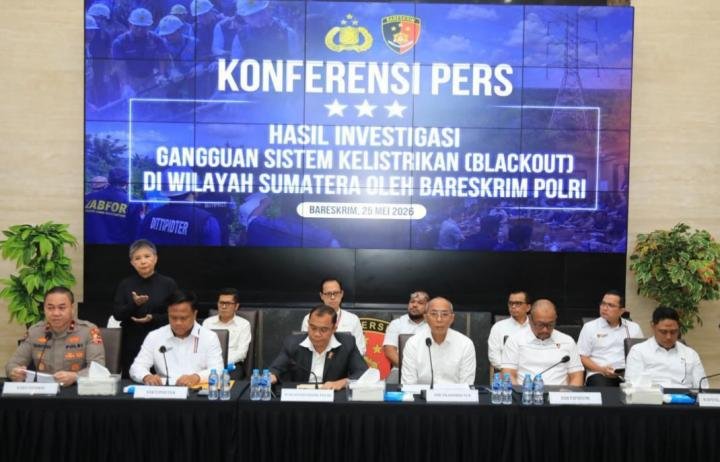 Bareskrim Sampaikan Hasil Investigasi Awal Gangguan Sistem Kelistrikan di Sumatra