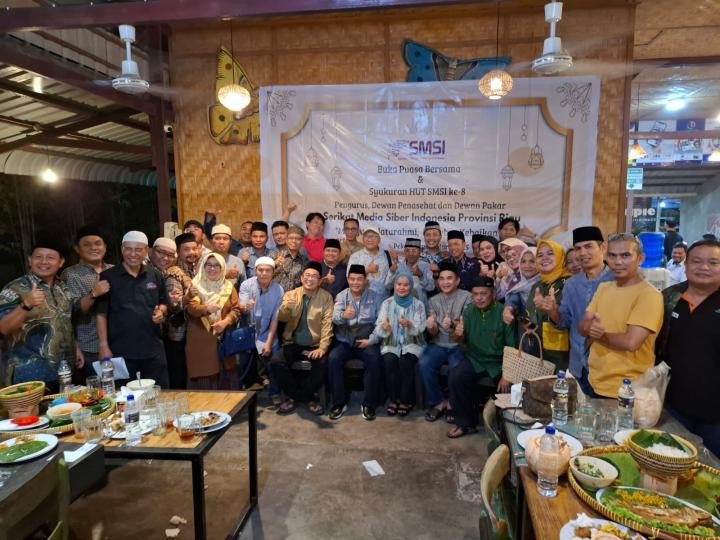 SMSI Riau Gelar Buka Puasa Bersama, Ketua Luna: Semoga Kekompakan Kita Terus Terjaga