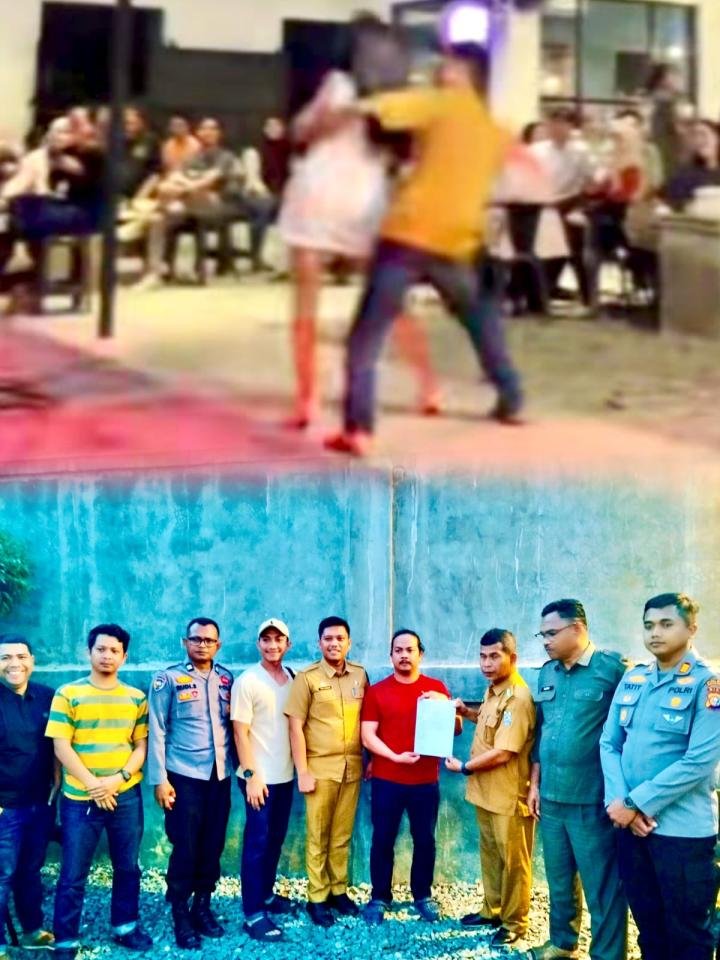 Viral Sajikan Musik House dengan Penyanyi Goyang Hot, Aparat Gabungan Datangi Rongga Kopi