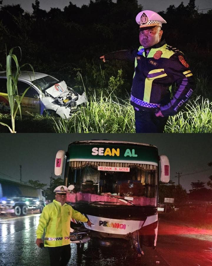Sopir Maxim Tewas, Pengemudi Bus Pelangi Kabur Usai Tabrakan