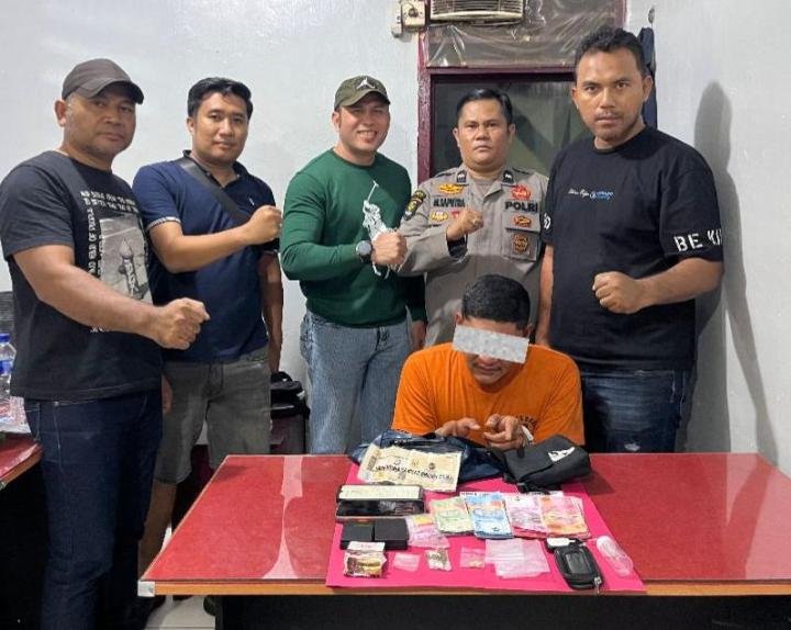 Polsek Ujung Batu Tangkap Terduga Pengedar Narkoba: Sita Sabu, Ganja dan Ekstasi 