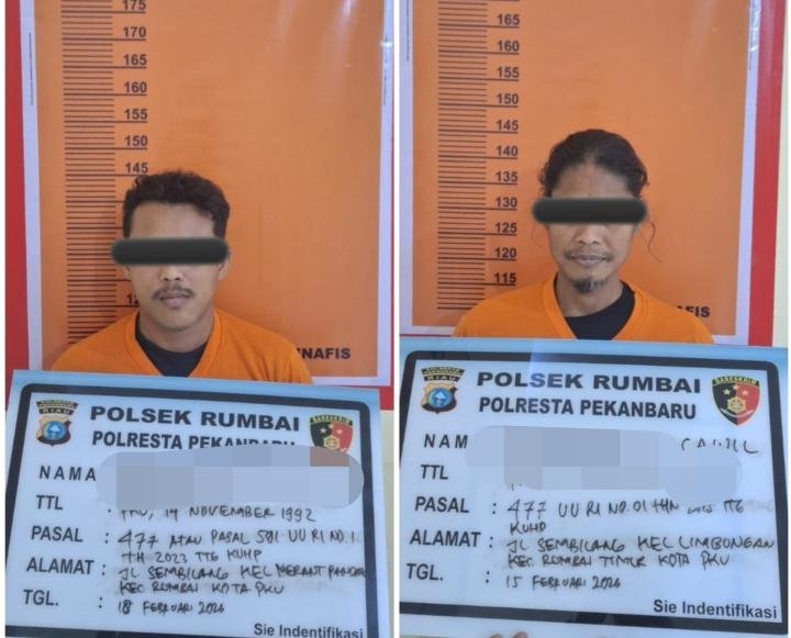 Maling AC Kantor Camat, Dua Pria Ditangkap 