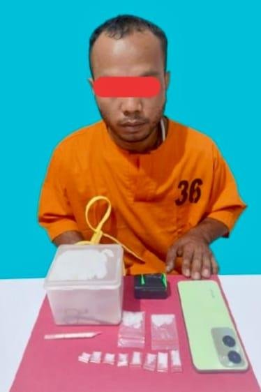Simpan 10 Paket Sabu Dalam Rumah, Warga Pendatang Digerebek Polisi