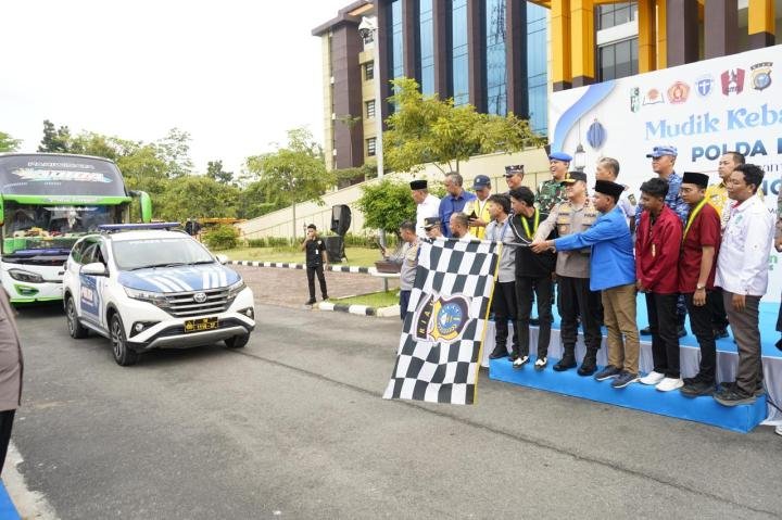 Program Mudik Kebangsaan Polda Riau, Ringankan Beban Masyarakat