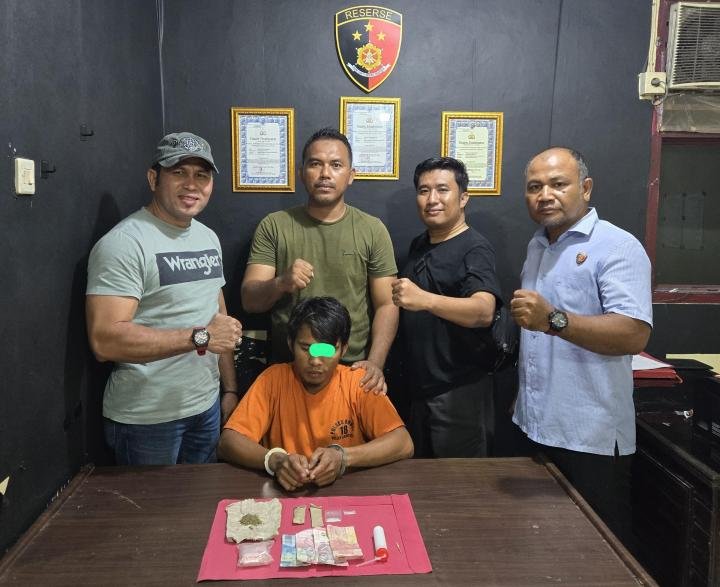 Polsek Ujung Batu Gagalkan Transaksi Narkoba, Satu Pria dan Sabu Diamankan