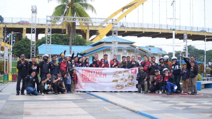 Semarak Konvoi Merdeka 2026 Capella Honda, Gelar Aksi Sosial hingga Edukasi Safety Riding