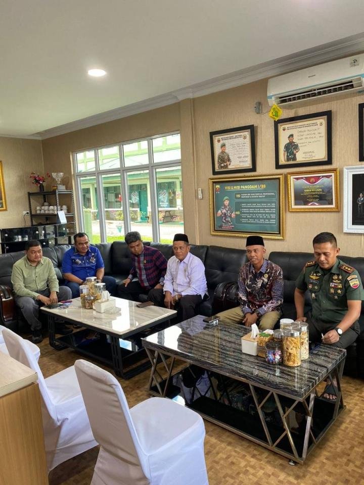 Komisi I DPRD Kampar Kunjungan Kerja ke Markas Kodim 0313/KPR