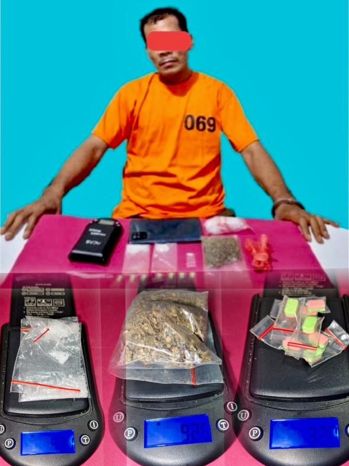 Mantan Napi Ditangkap Simpan Tiga Macam Narkoba, Ini Jenisnya