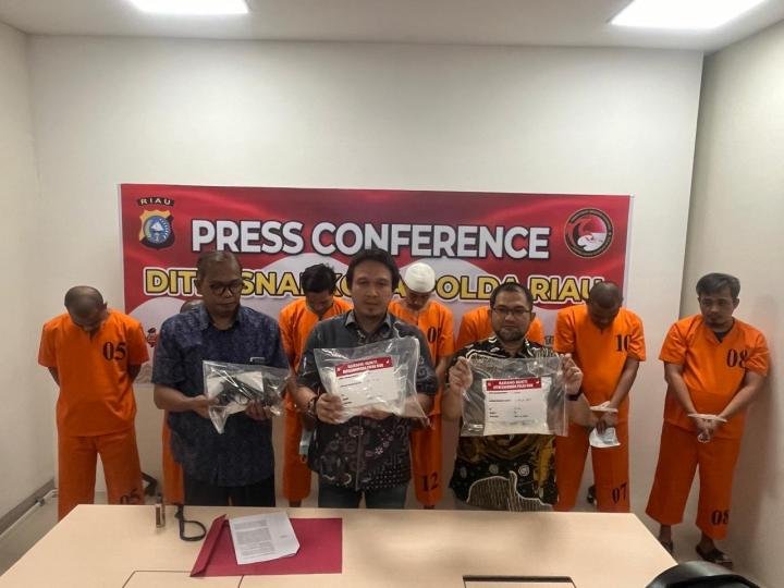 Edarkan Sabu Senilai Rp1 M, Pecatan Polisi Ditangkap Ditresnarkoba Polda Riau