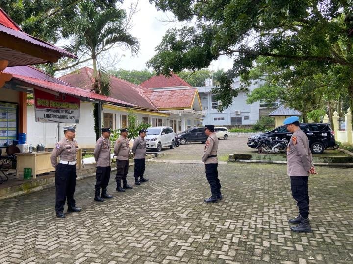 Polres Kuansing Intensifkan Pengamanan Kantor Bawaslu 