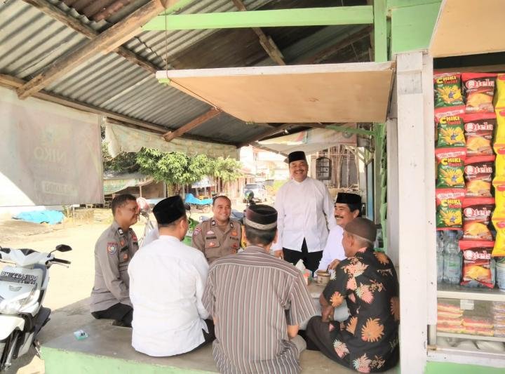 Personel Polsek Rambah Cooling System dan Preemtif dengan Masyarakat di Dusun Nogori 