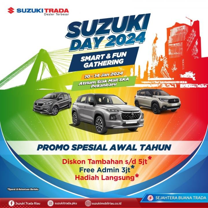 Ayo Kunjungi Suzuki Day 2024, Banyak Promo Menarik 