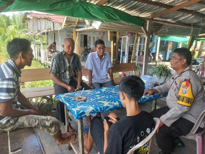 Cooling System, Bhabinkamtibmas Pantai Seberang Makmur-Polsek Enok: Jangan Mau Terprovokasi