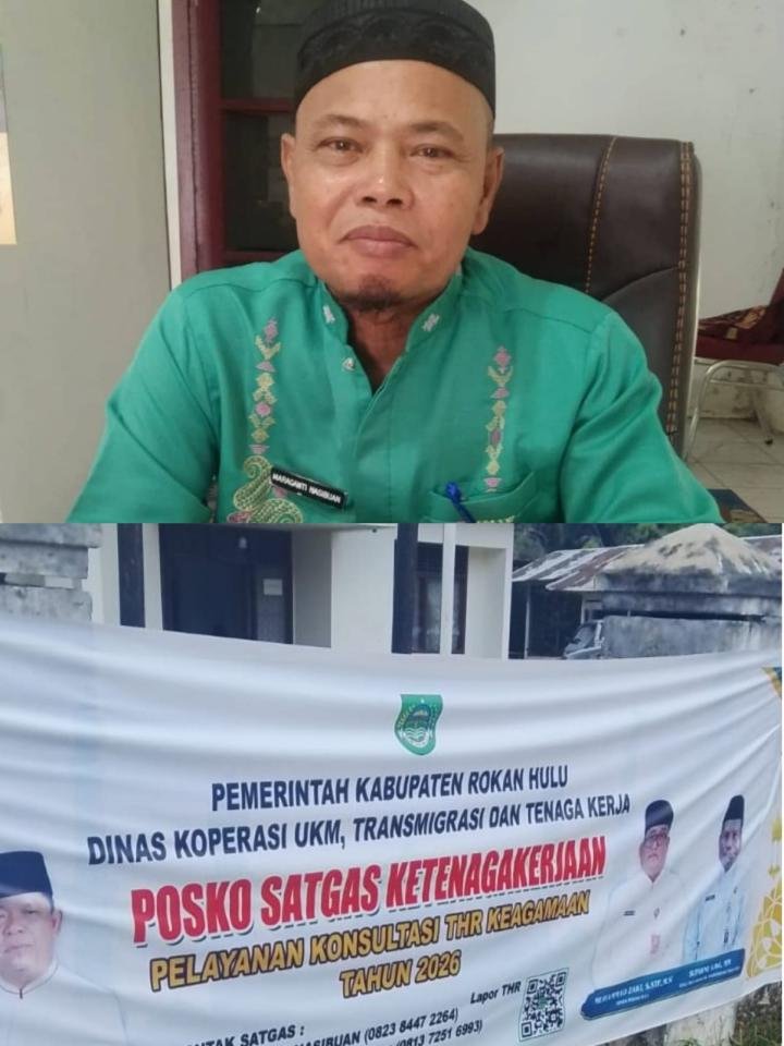 Disnaker Rohul Buka Posko Aduan: Perusahaan Wajib Bayar THR Karyawan H-7 Lebaran