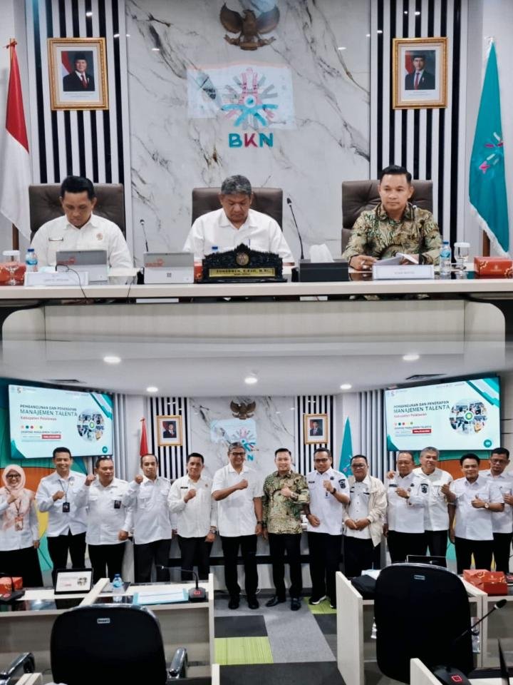 Wabup Bersama Sekda Pelalawan Ekspose Manajemen Talenta ke BKN Pusat, Ini Tujuannya 