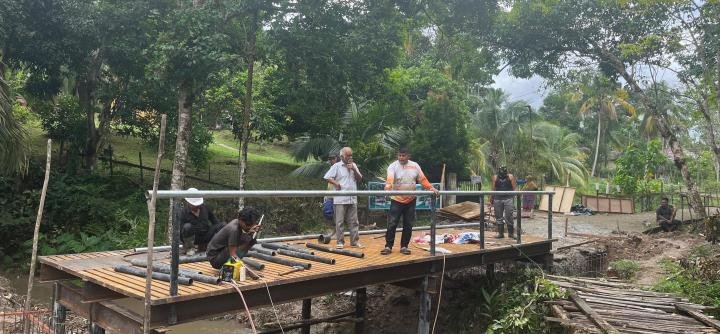 Polda Rampungkan Pembangunan 39 Jembatan Merah Putih di Riau, Ini Sebaran Wilayahnya