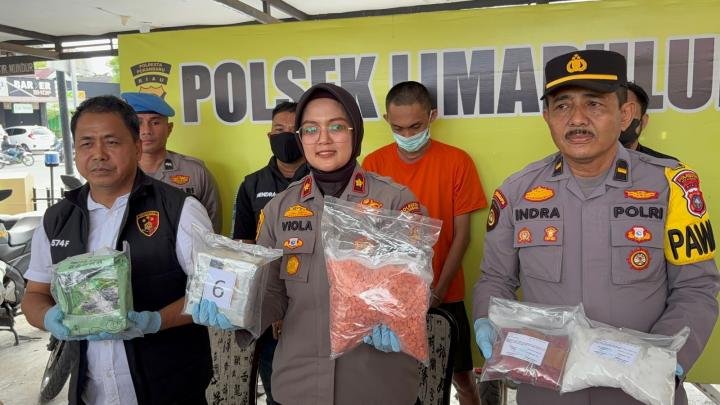 Kurir Diringkus di Rumah Kontrakan, Narkoba Senilai Rp7,5 Miliar Disita