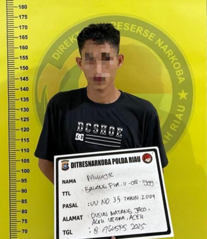 Pemuda Asal Aceh Gagal Bawa 4,1 Kg Sabu ke Palu Lewat Bandara SSK II