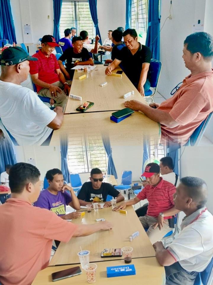Pasangan Said MX - Syamsul TM Raih Juara Satu Lomba Domino, Meriahkan HUT ke-79 PWI