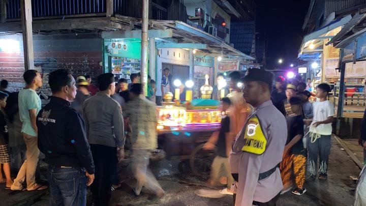 Polsek Tanah Merah Sukses Amankan Pawai Malam Takbiran Idul Adha 1446 H