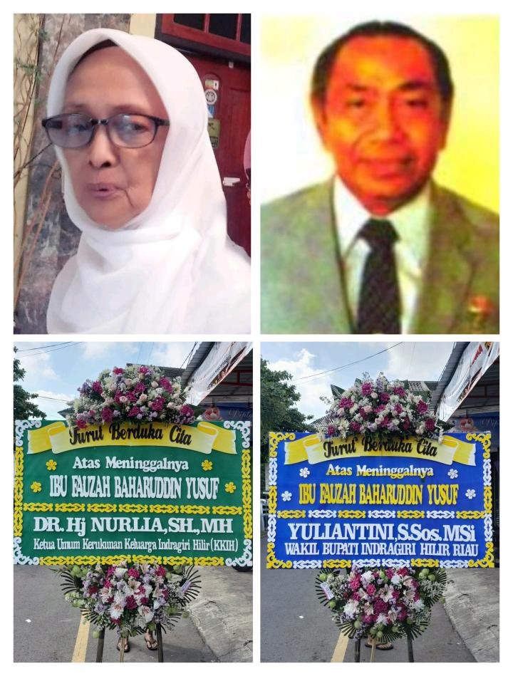 Kabar Duka, Fauzah-Istri Mantan Plt Gubernur Riau Wafat