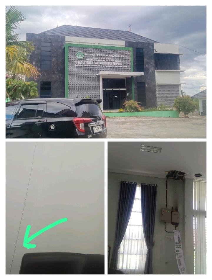 Gedung Pusat Layanan Haji-Umrah di Rohul Senilai Rp1,9 M Retak, Kakan Kemenag: Masih Aman