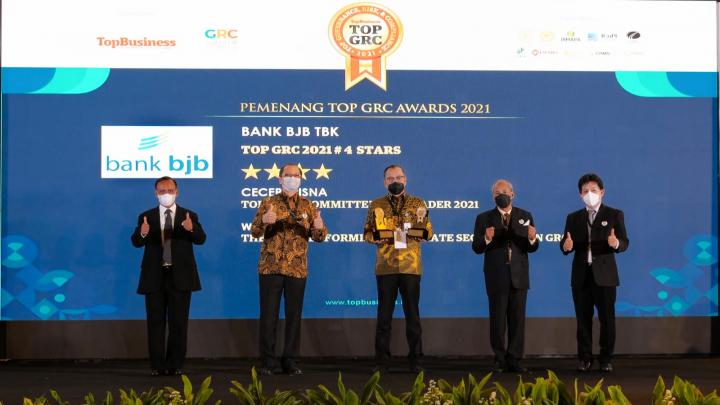 BJB Raih Tiga Penghargaan Top GRC Award 2021