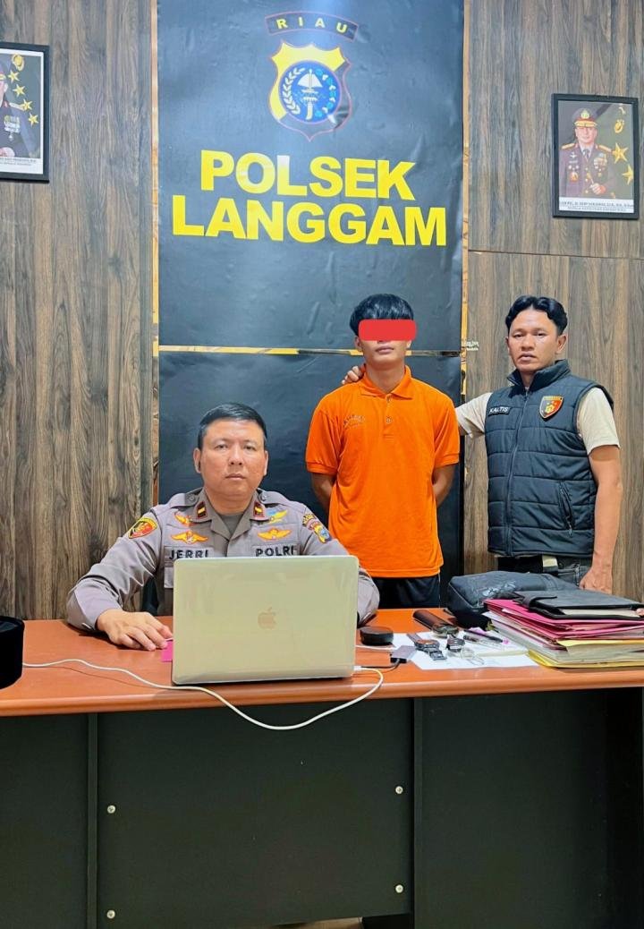 Bawa Kabur Pacar, Pria Lajang Ditangkap Polsek Langgam di Inhu