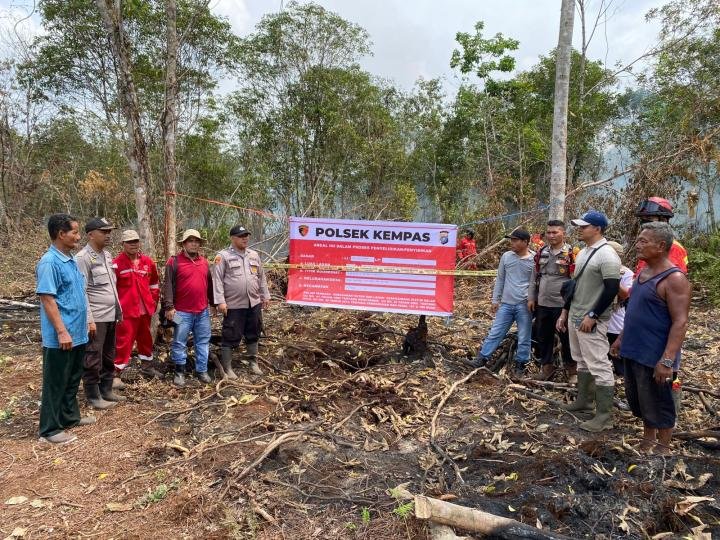 Buka Lahan dengan Cara Dibakar, Petani di Inhil Ditangkap