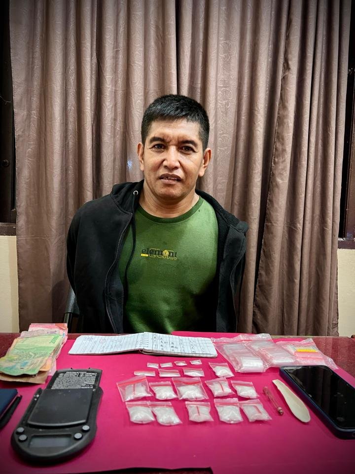 Polsek Lirik Ciduk Residivis yang Sempat Jadi DPO, Puluhan Gram Sabu Disita