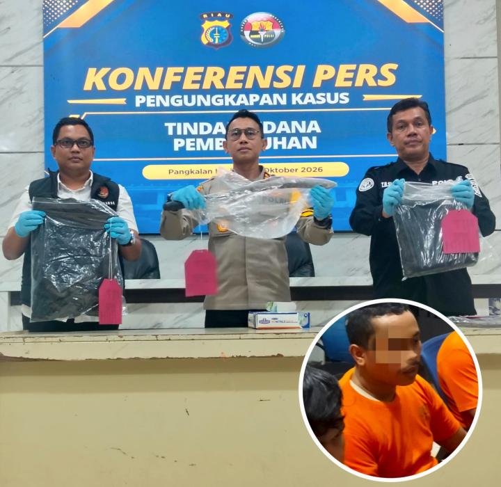 Kapolres Pelalawan Ungkap Kasus Abang Tewas Dicincang Adik Kandung, Pelaku Residivis Narkoba