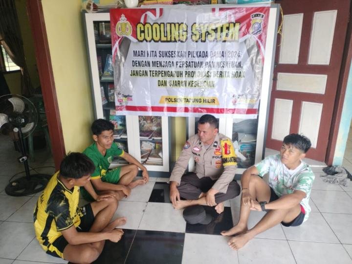 Cooling System, Polsek Tapung Hilir Silaturahmi ke Karang Taruna 