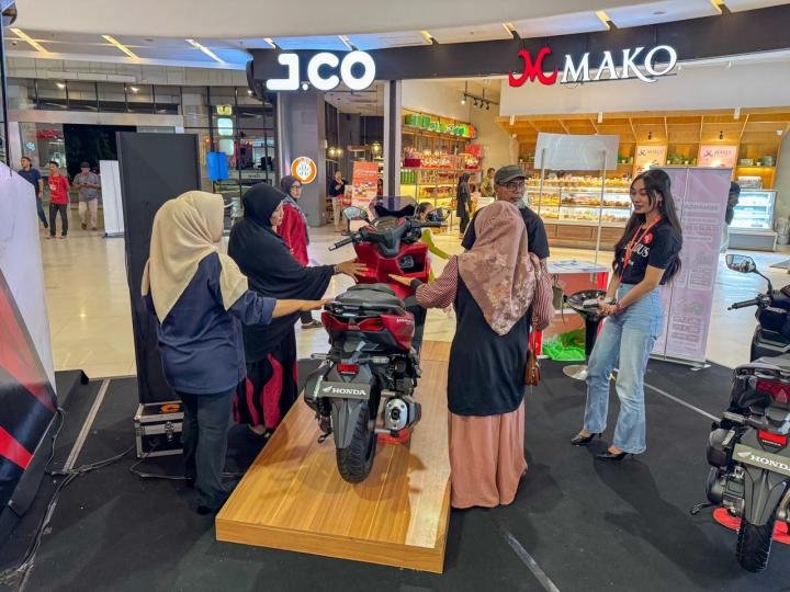 Honda Exclusive At HEAT Show-Off Citimall Dumai Ramai Pengunjung, Tawarkan Servis Murah dan Promo DP