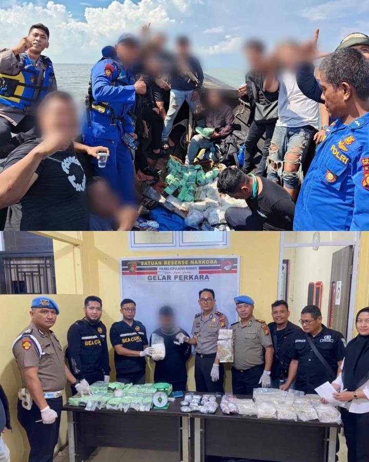 Polisi Tembak Kurir Sabu dan Cartridge Etomidate, Coba Menabrak dengan Speedboat