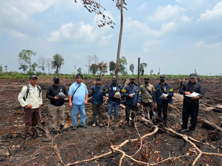 Polda Riau Bawa Lima Ahli Telusuri Penyebab Kebakaran di Lahan HGU PT TKWL