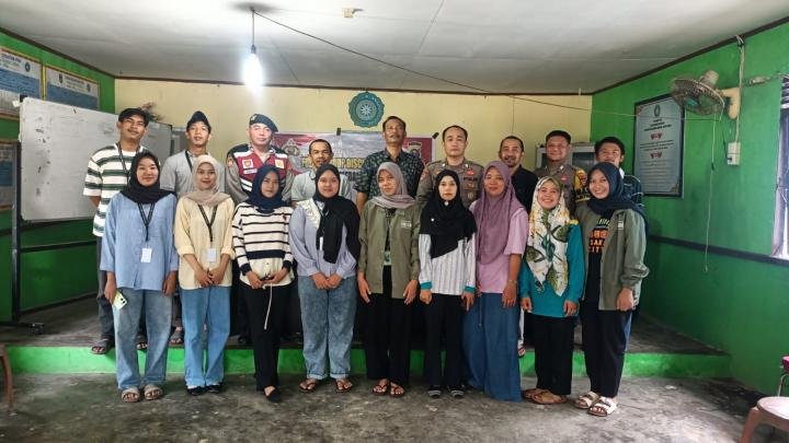 Polsek Medang Kampai Gelar FGD di Kantor Lurah Guntung, Ini yang Hadir 