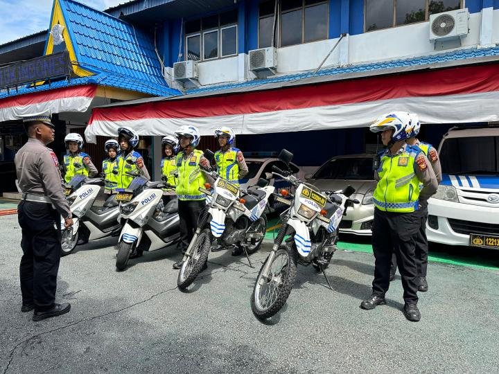 Ditlantas dan Jajaran Patroli Sasar Pasar Tradisional dan Modern