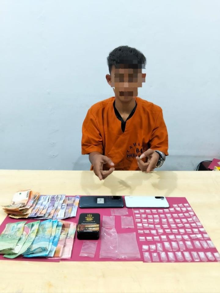 Pengedar di Bukit Ranah Tak Berkutik, 83 Paket Sabu Disita