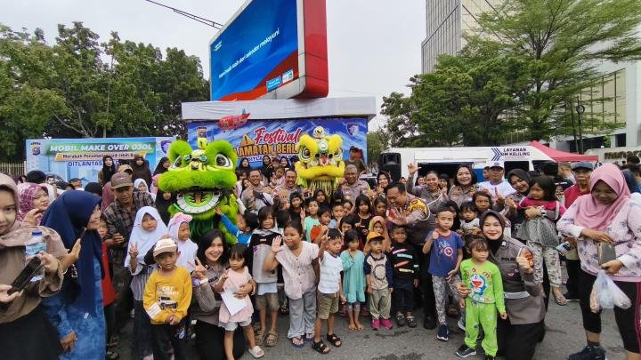 Ditlantas Polda Riau Gelar Festival dan Deklarasi Kamseltibcarlantas