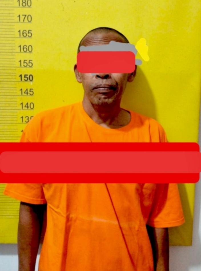 Kepergok Cabuli Bocah, Pria Asal Sumut Digelandang ke Polsek Pangkalan Kerinci